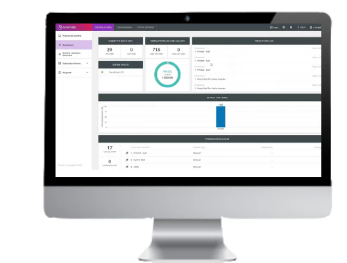 screenshot of Quadient Impress